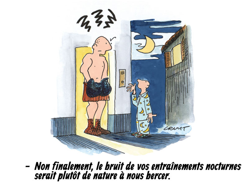 entrainement nocturne bruyant