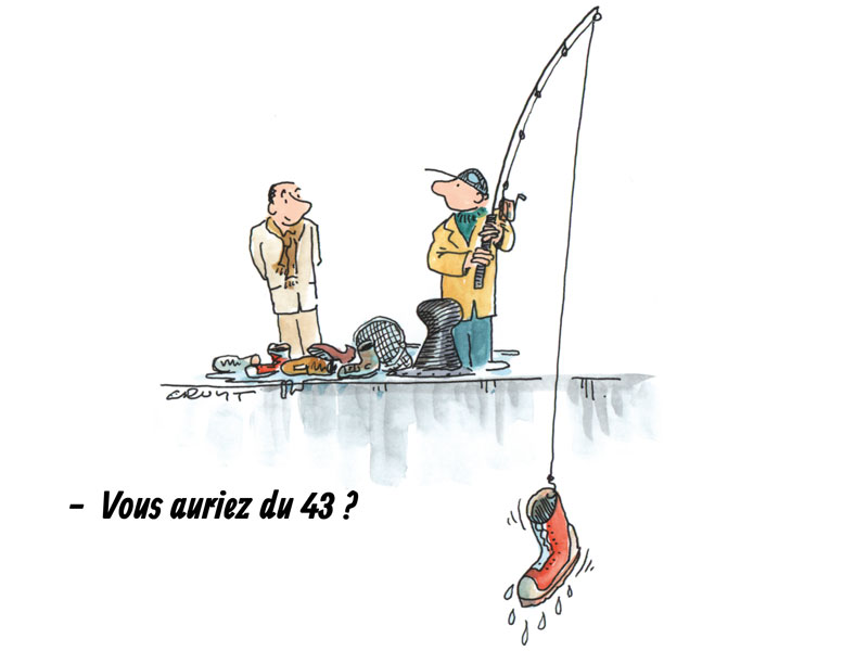 peche à la godasse
