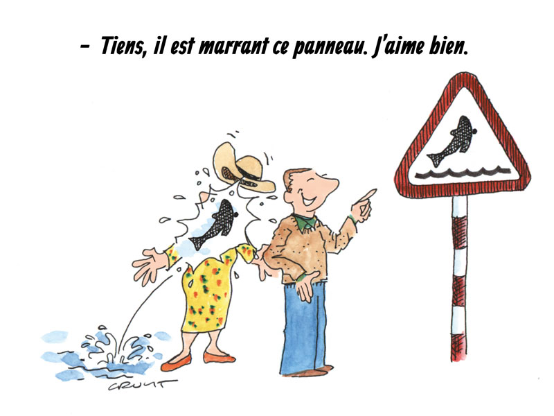 attention saut de poisson